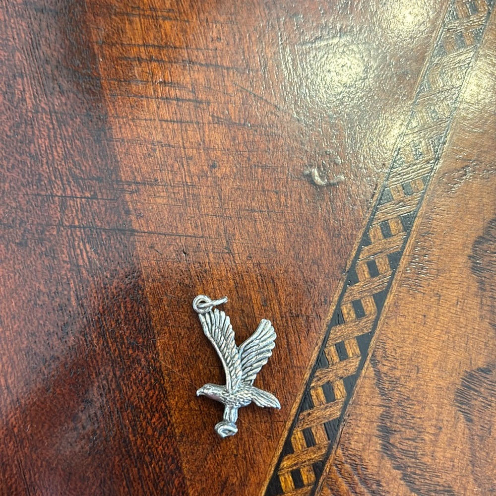 Sterling silver Eagle charm